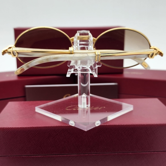 Cartier Natural Horn Sunglasses - Picture 2 of 10